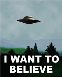 I Want To Believe poster