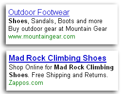 Mad Rock Climbing shoe ads