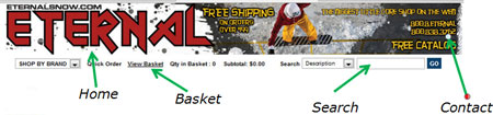 Main Header Navigation
