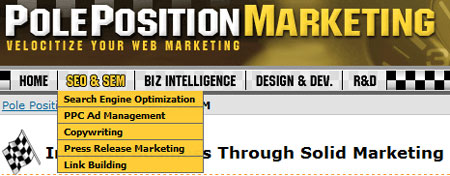 Main Header Navigation