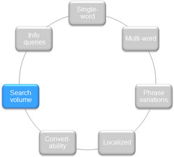Keywords with search volume