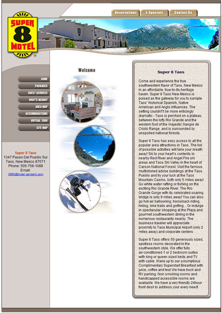 Snapshot of image-heavy web page